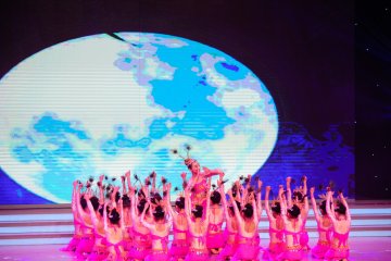 小白鸽舞蹈《节日欢歌》